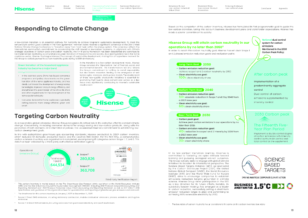 海信集团：2024年碳中和白皮书（英文版）_第8页