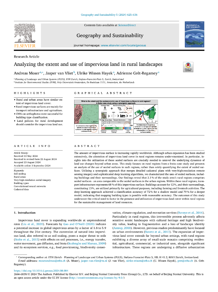 IVM：分析乡村景观中不透水土地的范围和利用（英文版）