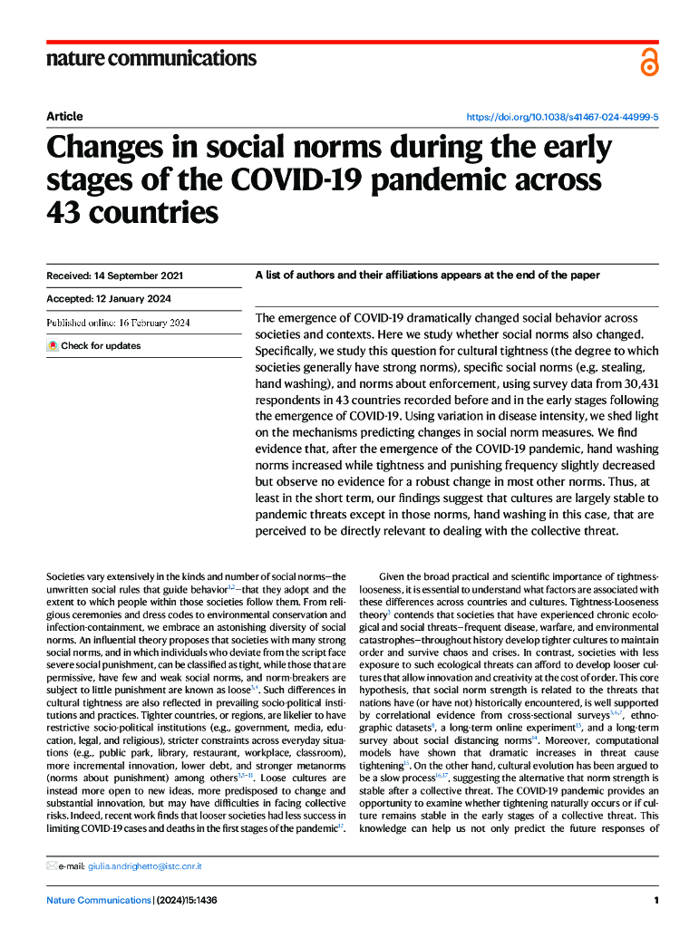 IVM：43个国家在COVID-19大流行早期阶段社会规范的变化（英文版）