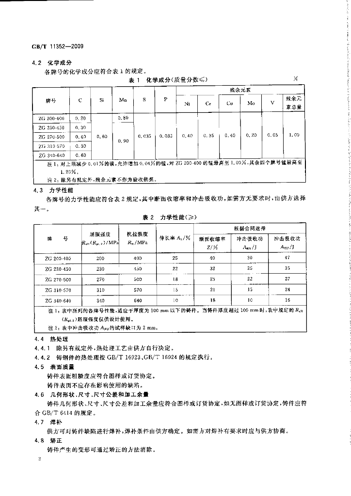 GB/T 11352-2009 标准预览
