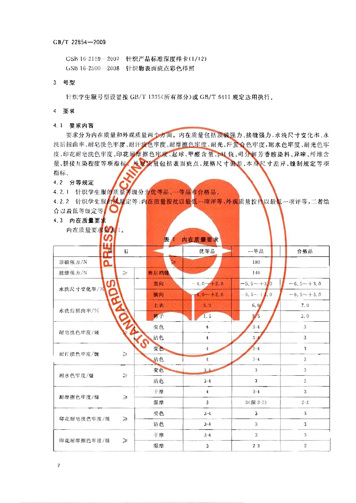 GB/T 22854-2009 标准预览