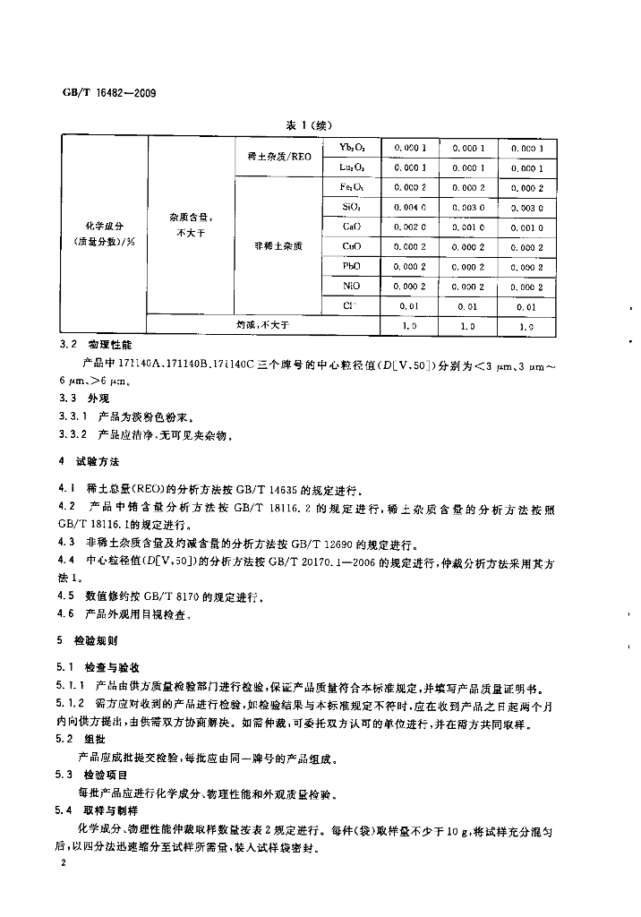 GB/T 16482-2009 标准预览