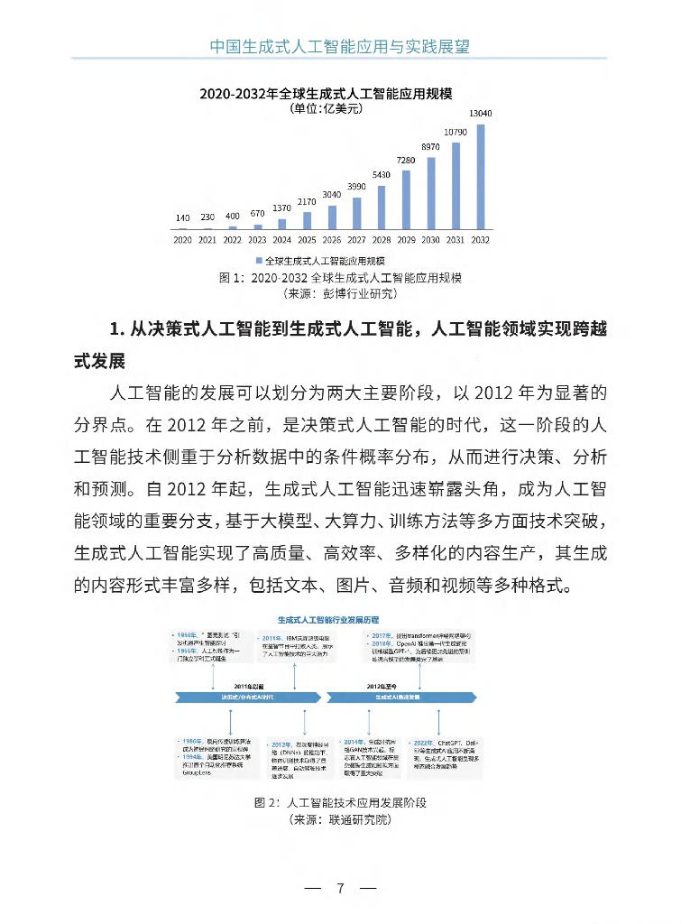 中国联通研究院：2024年中国生成式人工智能应用与实践展望白皮书_第10页