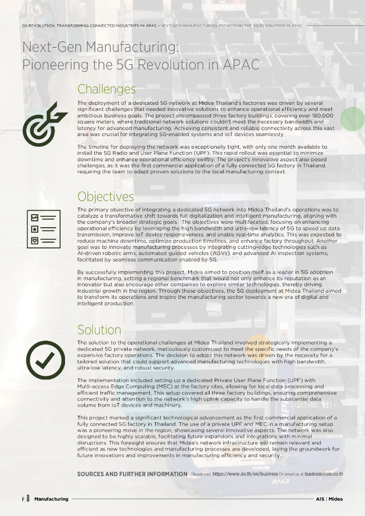 GSMA：2024年5G革命亚太地区互联工业转型报告-八项案例研究展示5G技术的多样性与影响力（英文版）_第7页