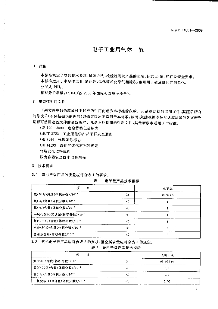 GB/T 14601-2009 标准预览