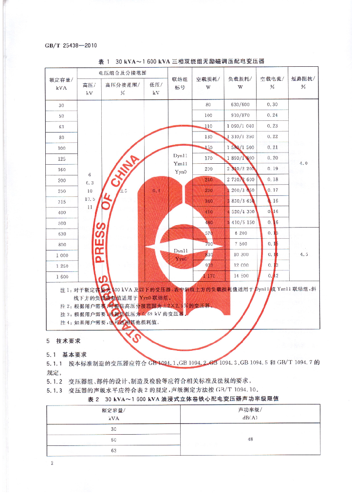 GB/T 25438-2010 标准预览