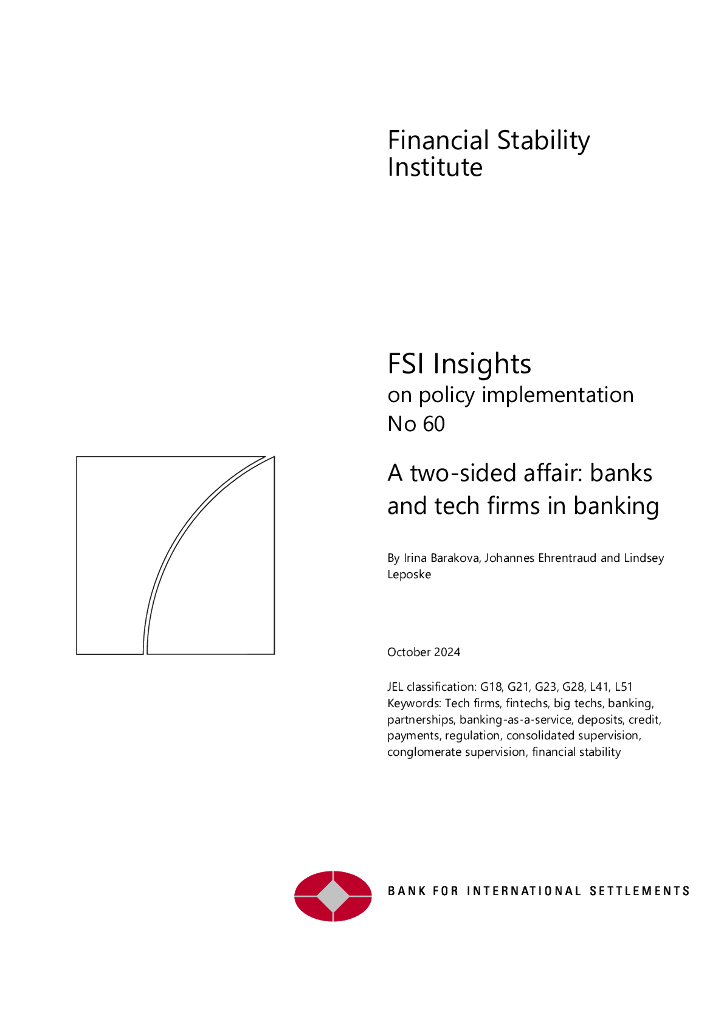 国际清算银行：双边事务：银行业中的银行和科技公司（英文版）