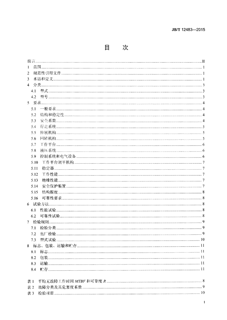 JB/T 12483-2015 标准预览