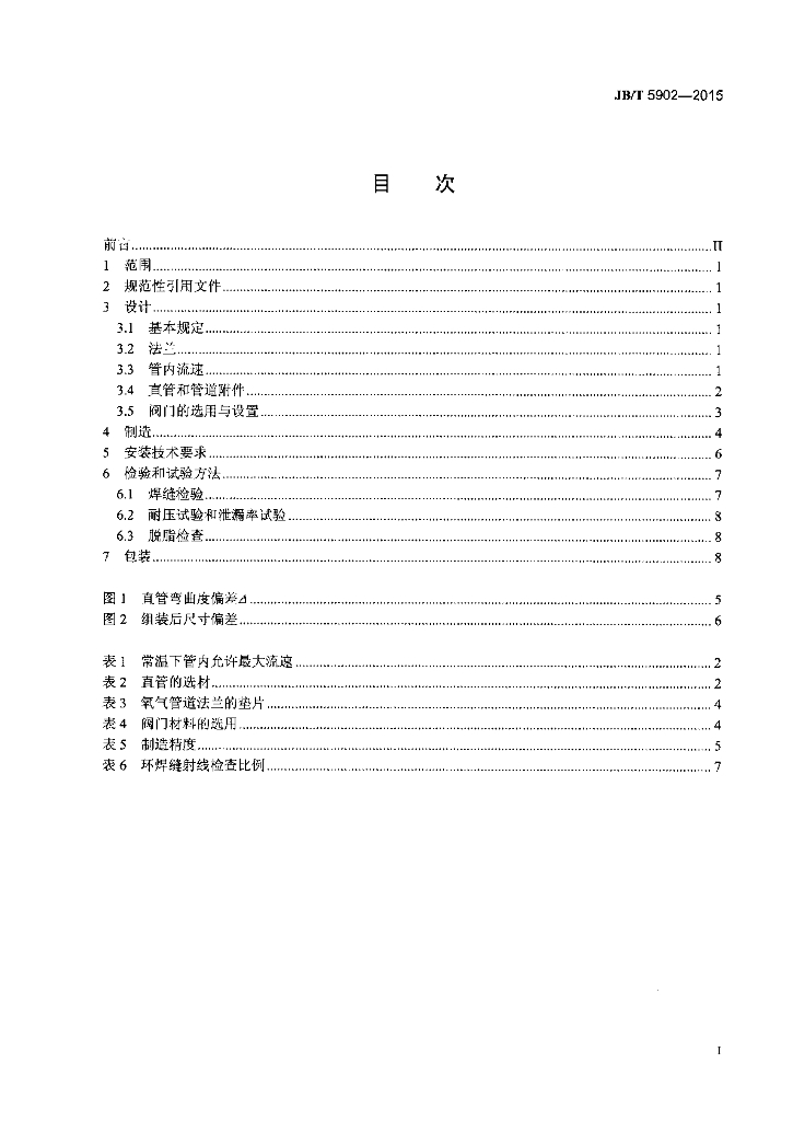 JB/T 5902-2015 标准预览