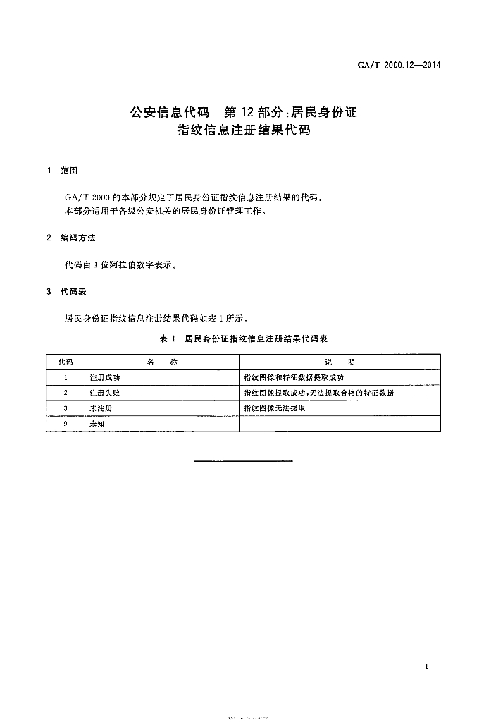 GA/T 2000.12-2014 标准预览