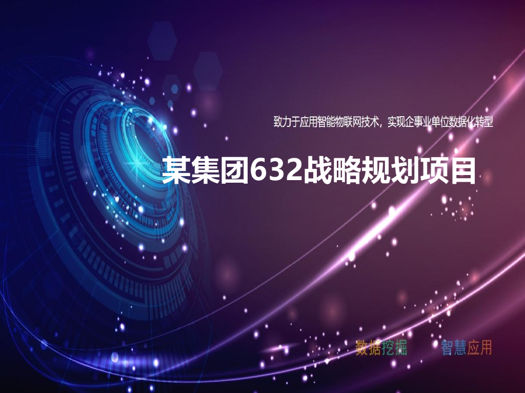 某集团632战略规划项目