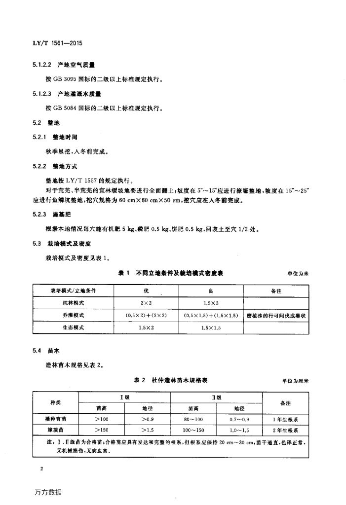 LY/T 1561-2015 标准预览