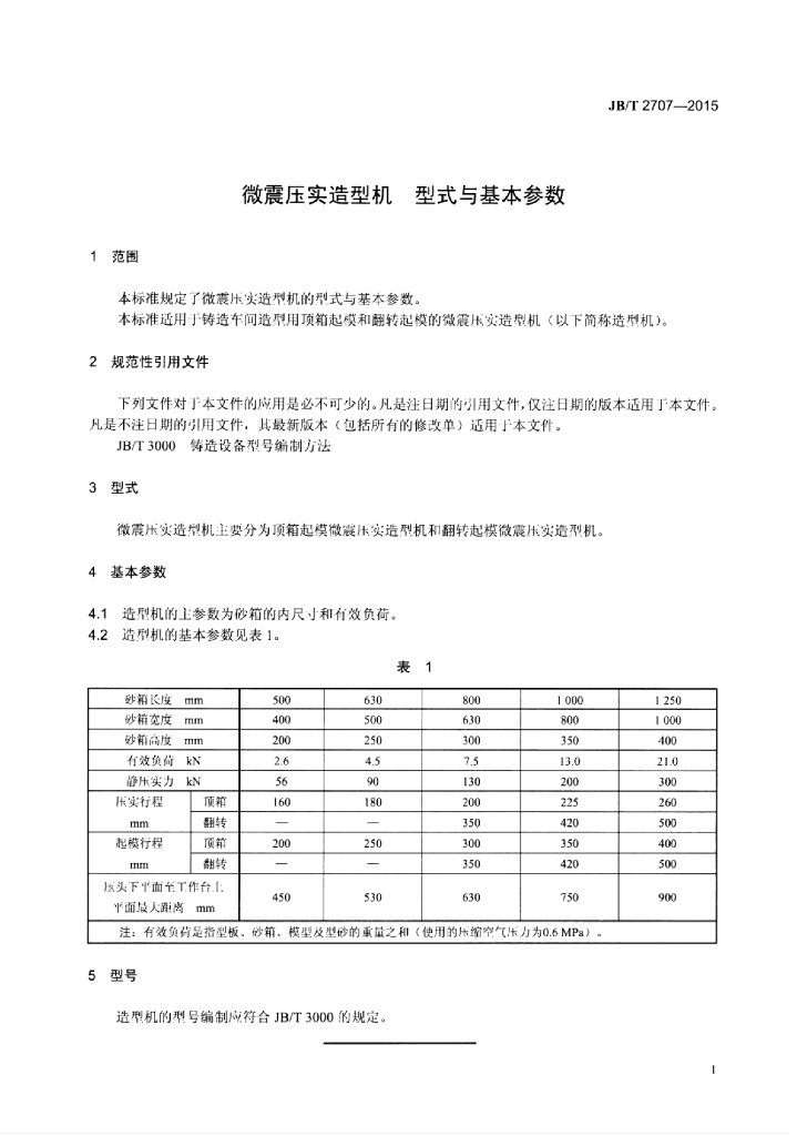 JB/T 2707-2015 标准预览
