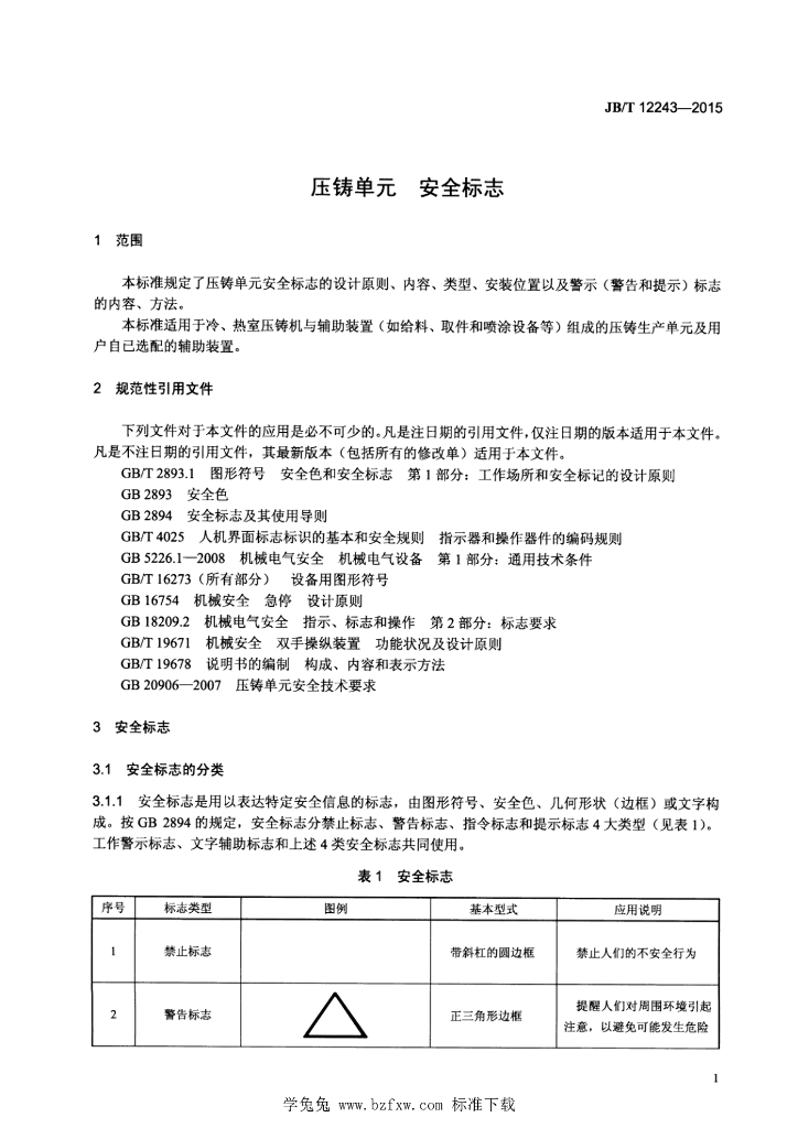 JB/T 12243-2015 标准预览