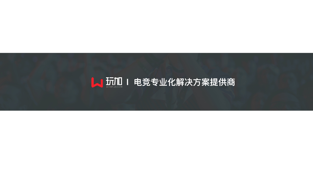 玩加电竞BP商业计划书：电竞专业化解决方案提供商