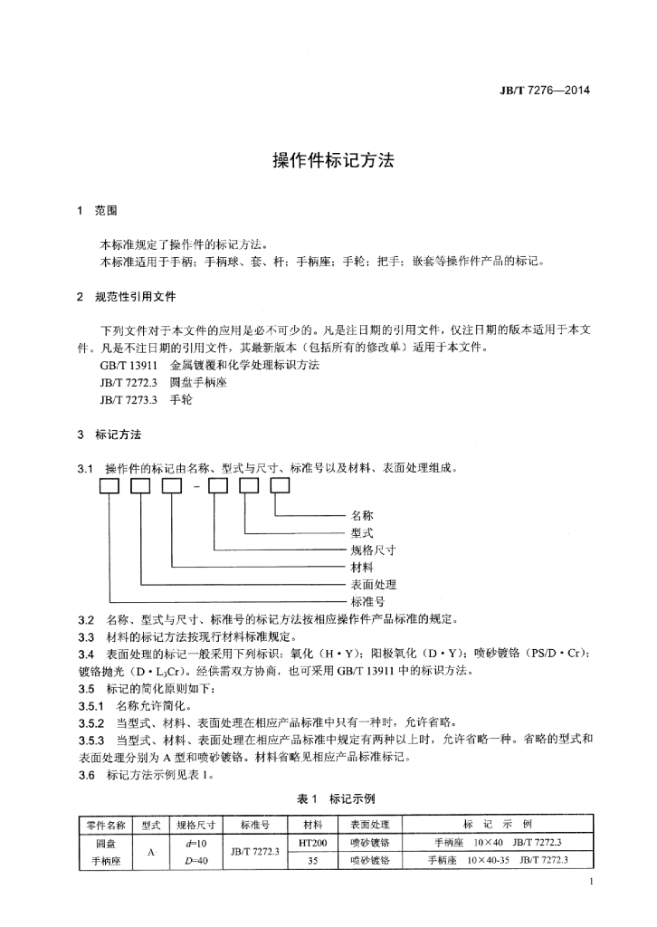 JB/T 7276-2014 标准预览