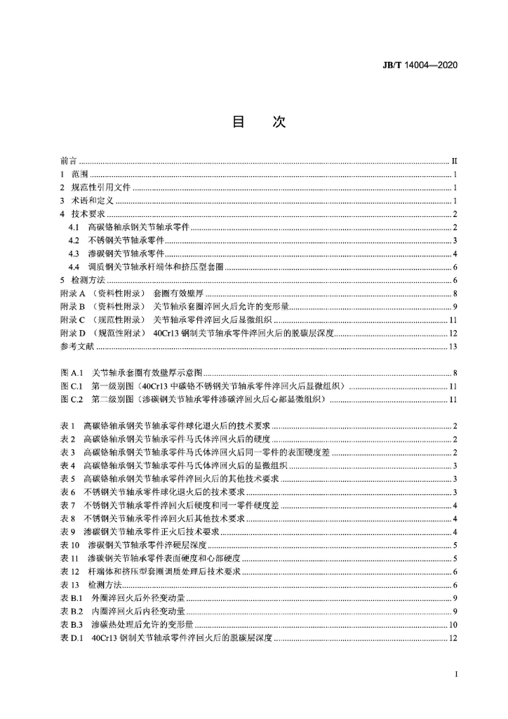 JB/T 14004-2020 标准预览