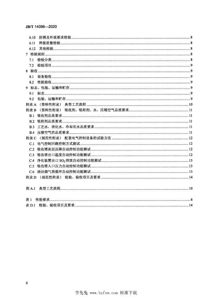 JB/T 14096-2020 标准预览
