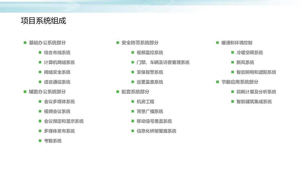 智慧楼宇智能（控制）系统项目解决方案_第9页