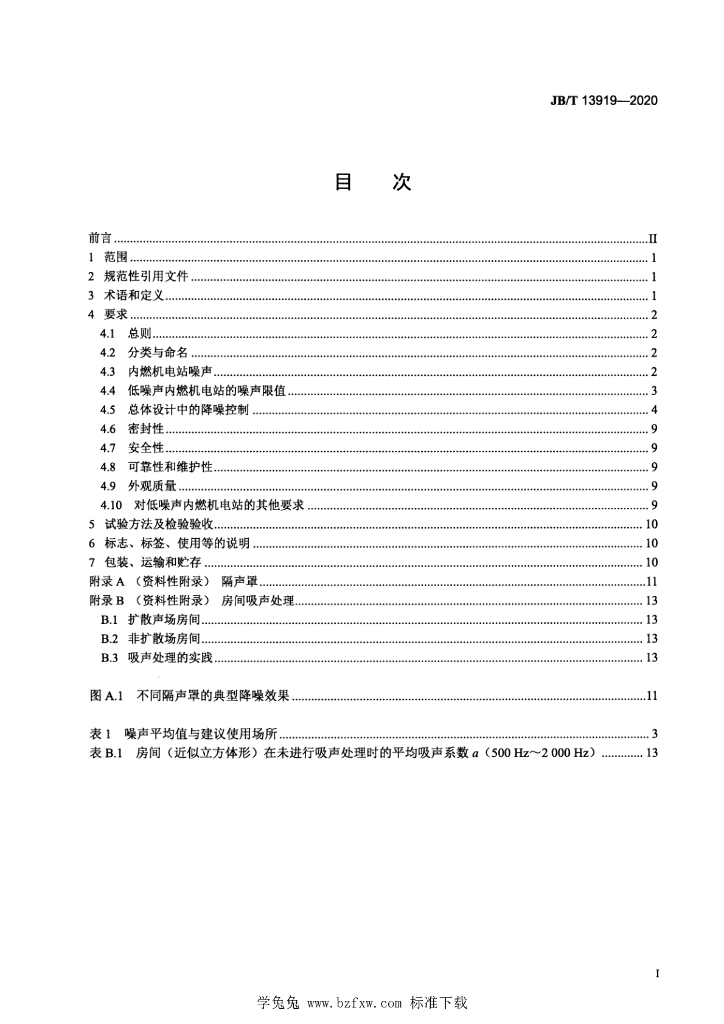 JB/T 13919-2020 标准预览