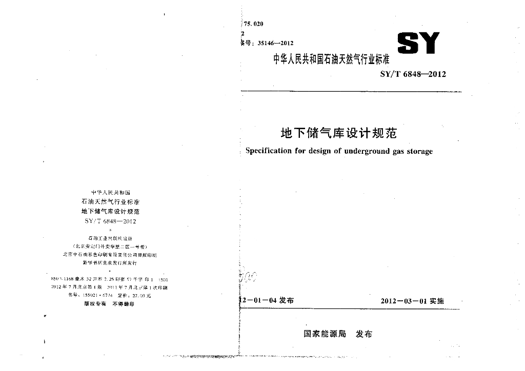 SY/T 6848-2012 标准预览