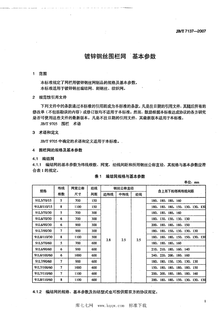 JB/T 7137-2007 标准预览