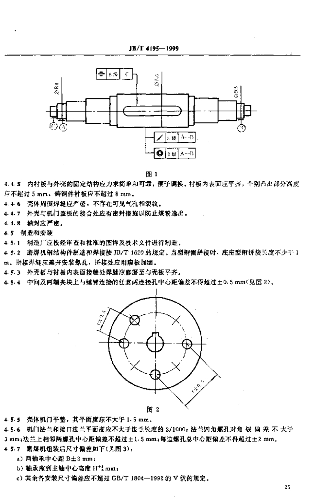 JB/T 4195-1999 标准预览
