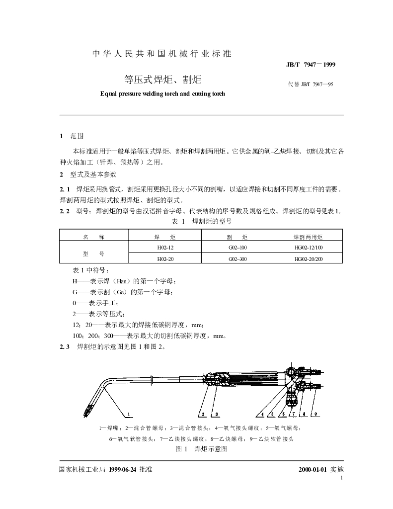 JB/T 7947-1999 标准预览
