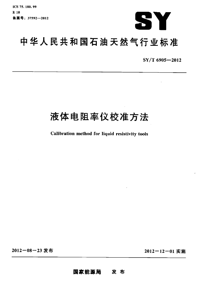 SY/T 6905-2012 标准预览
