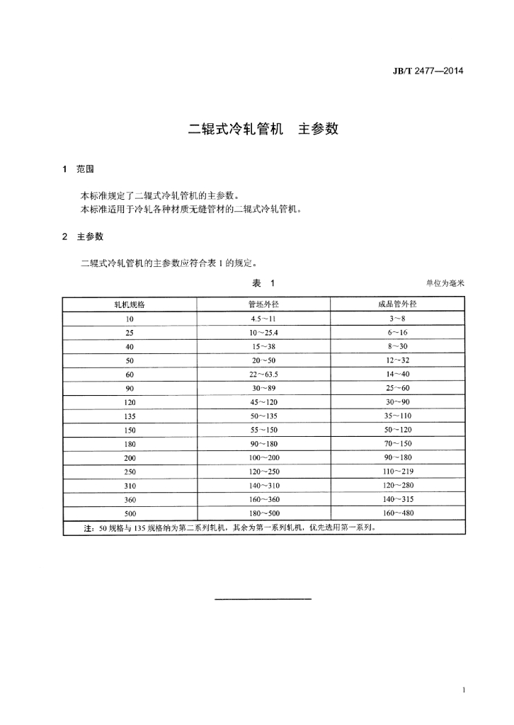 JB/T 2477-2014 标准预览