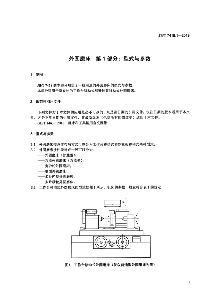 JB/T 7418.1-2019 标准预览