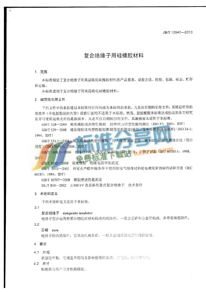 JB/T 10945-2010 标准预览