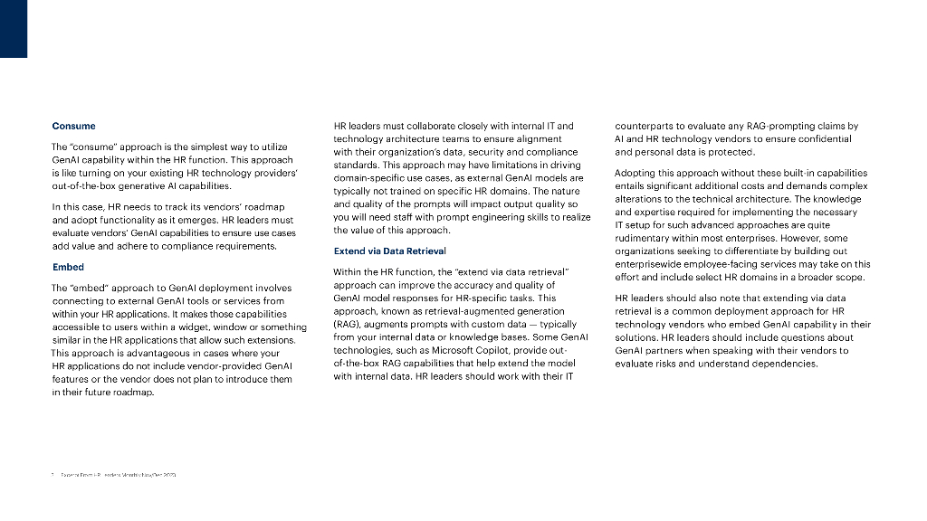 Gartner：2024年人力资源领域部署生成式AI时如何做出明智选择报告（英文版）_第3页