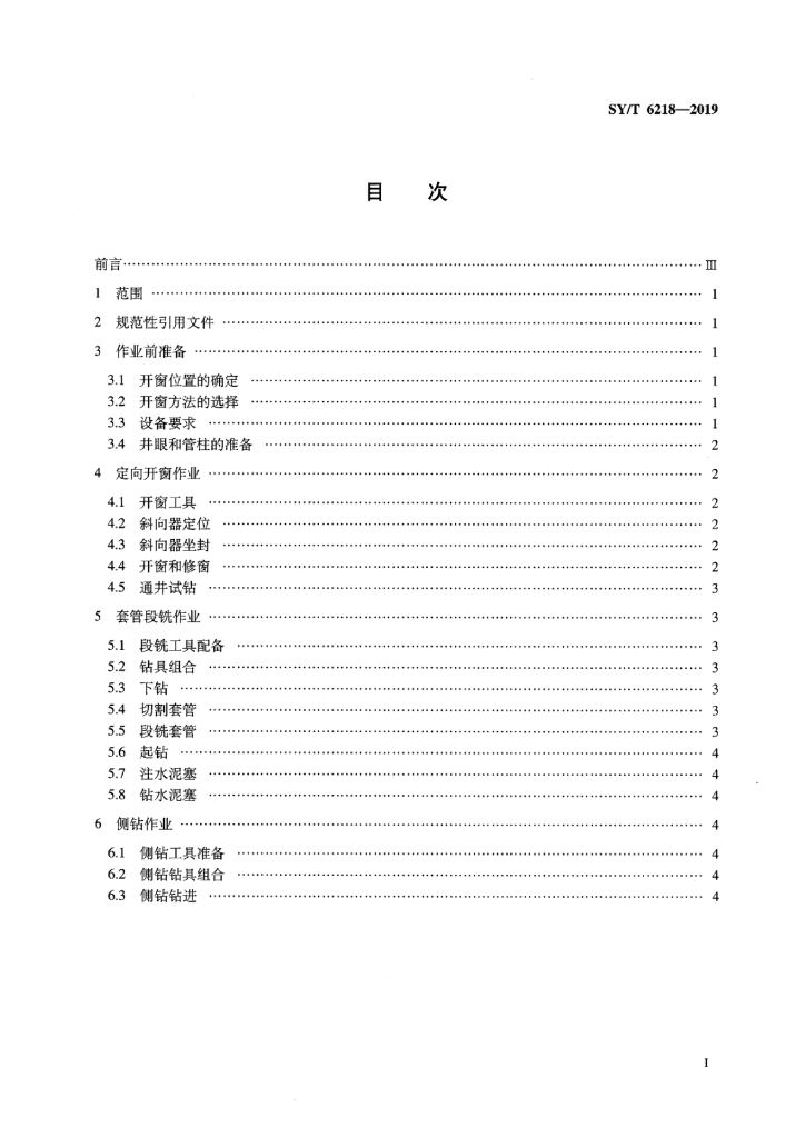 SY/T 6218-2019 标准预览