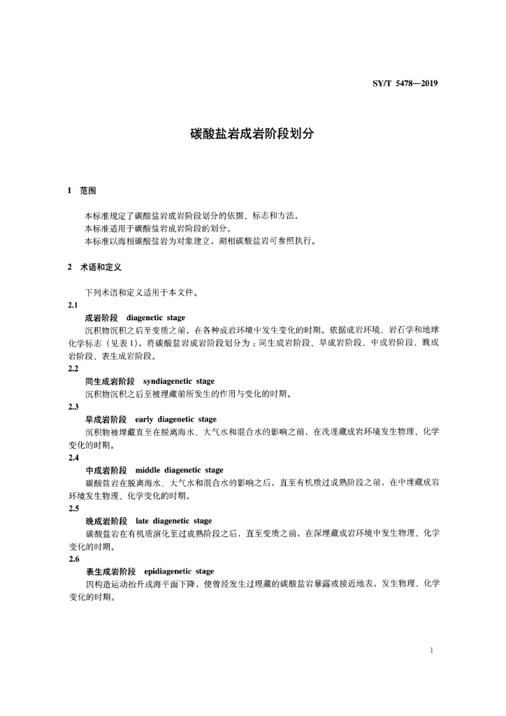 SY/T 5478-2019 标准预览
