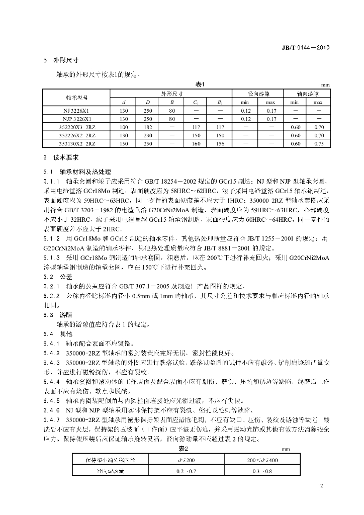 JB/T 9144-2010 标准预览