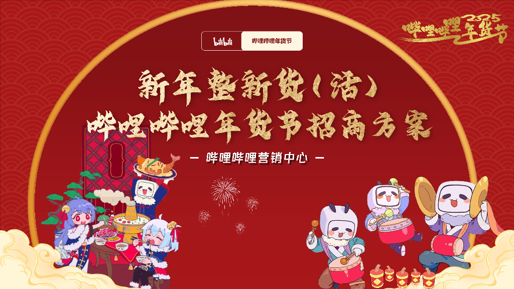 哔哩哔哩：2025年货节招商方案