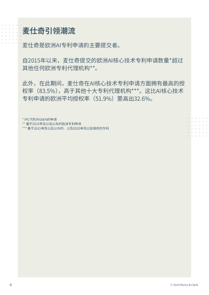 Marks&Clerk麦仕奇：2024年度AI报告：人工智能、能源转型、知识产权_第10页