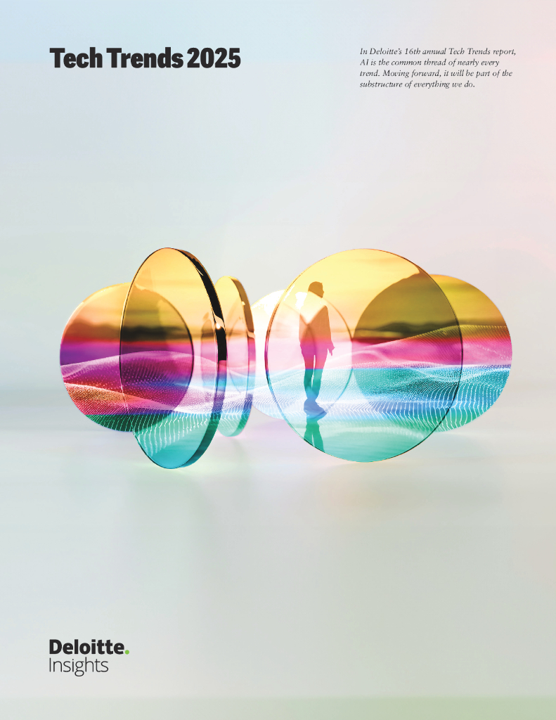 德勤：2025技术趋势报告-空间计算、<em>人工智能</em>、IT升级（英文版） 海报