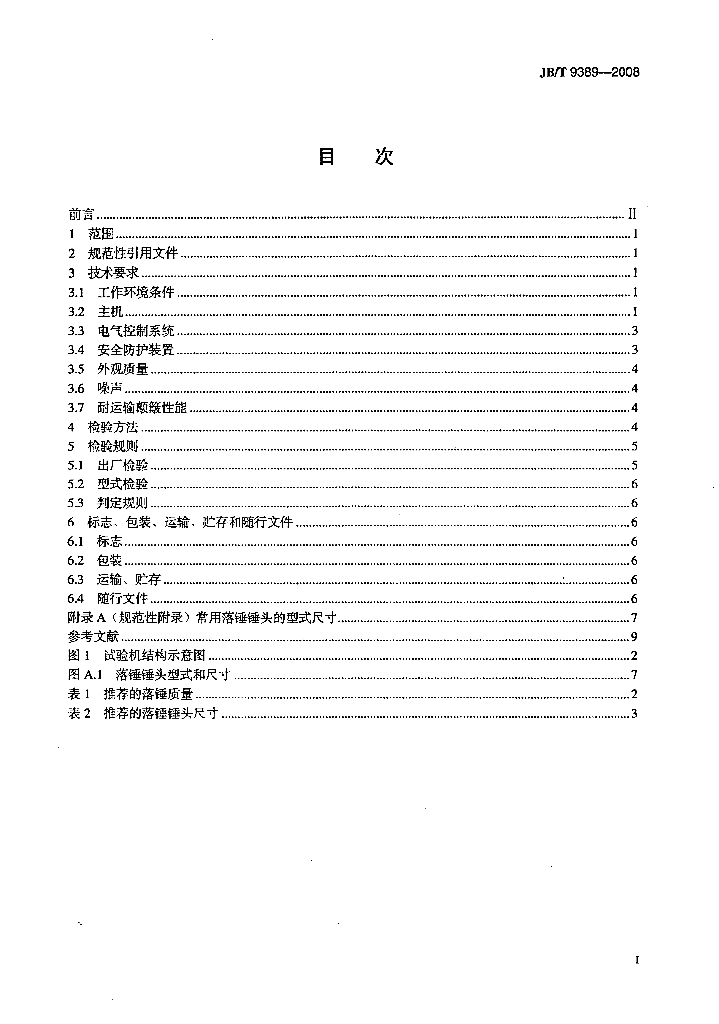 JB/T 9389-2008 标准预览