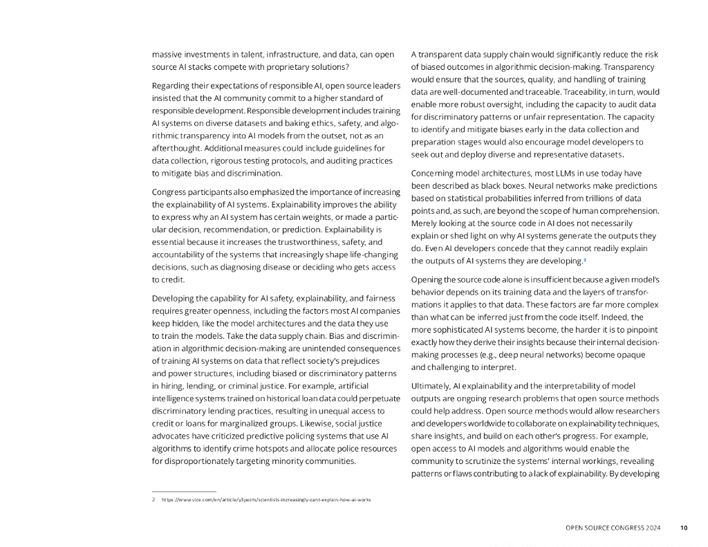 Linux基金会：2024年世界开源大会报告——塑造人工智能安全和数字公共产品合作的未来（英文版）_第10页