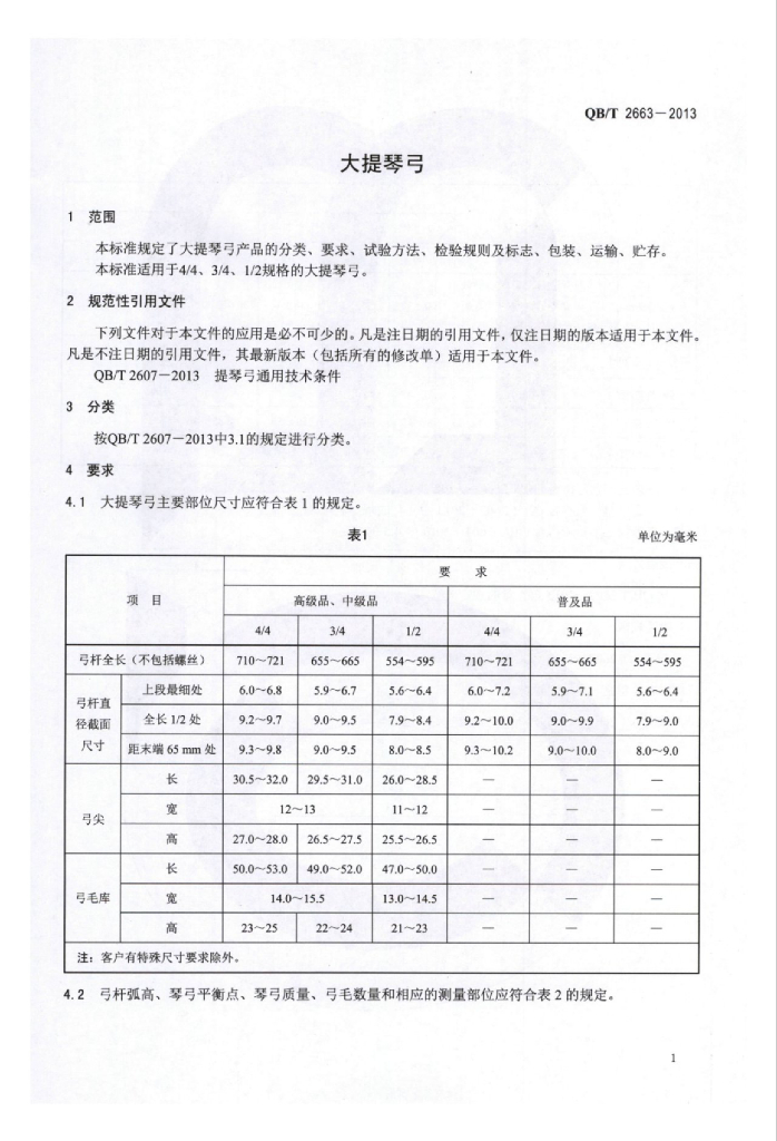 QB/T 2663-2013 标准预览