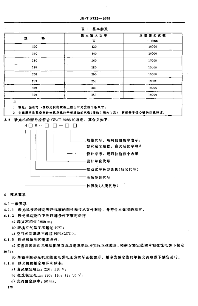JB/T 8732-1999 标准预览