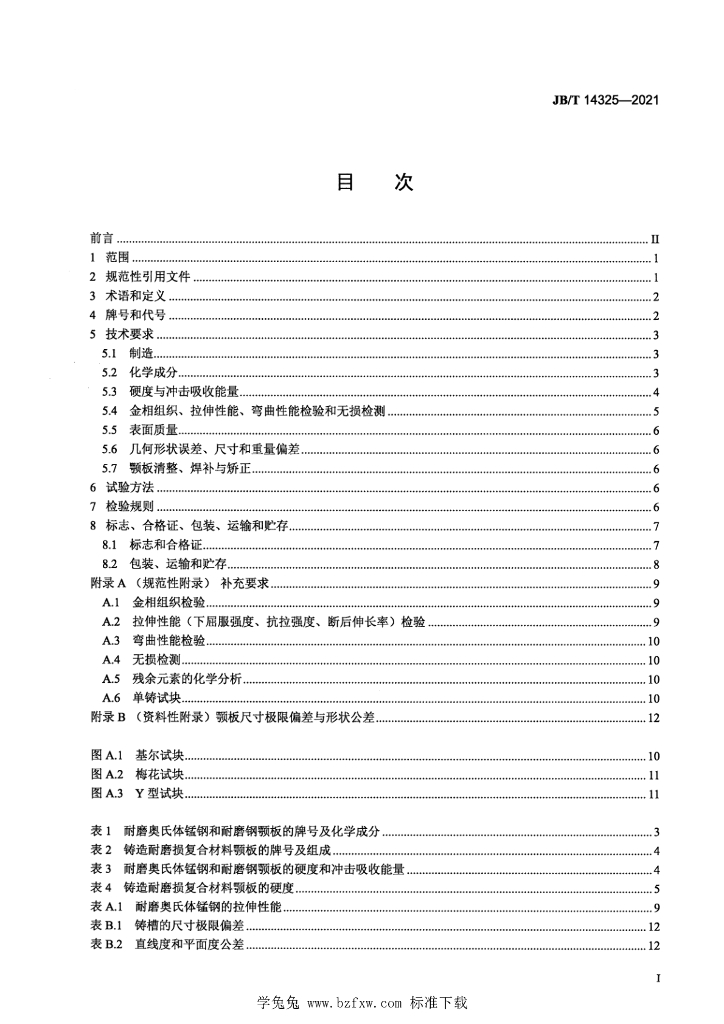 JB/T 14325-2021 标准预览