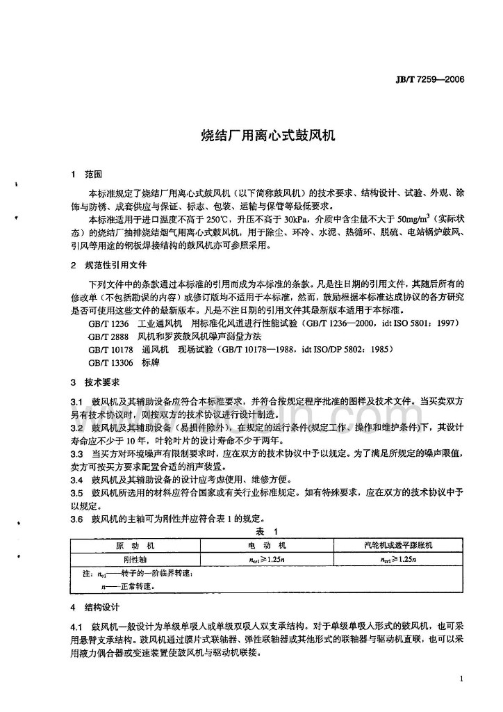 JB/T 7259-2006 标准预览