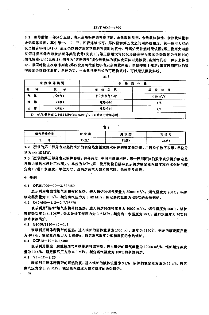 JB/T 9560-1999 标准预览