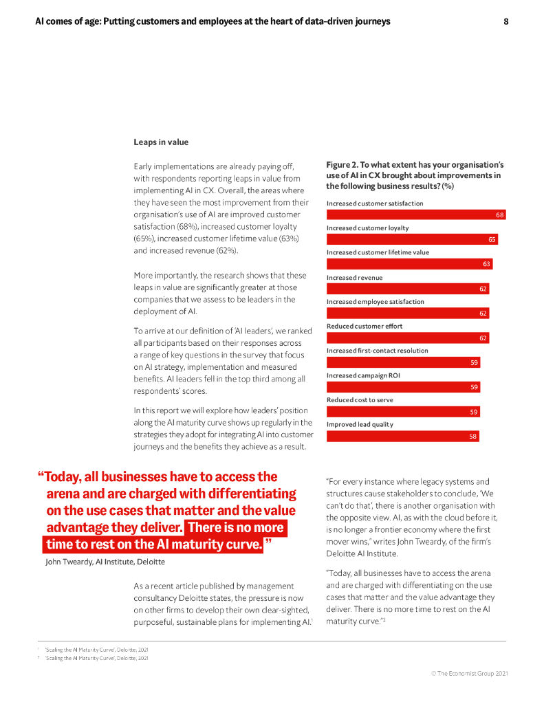 Talkdesk：2021年人工智能时代来临： 以客户和员工为中心的数据驱动旅程报告（英文版）_第8页