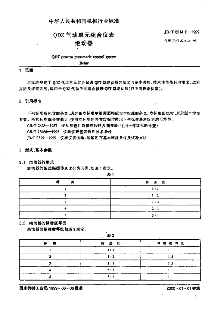 JB/T 8214.2-1999 标准预览