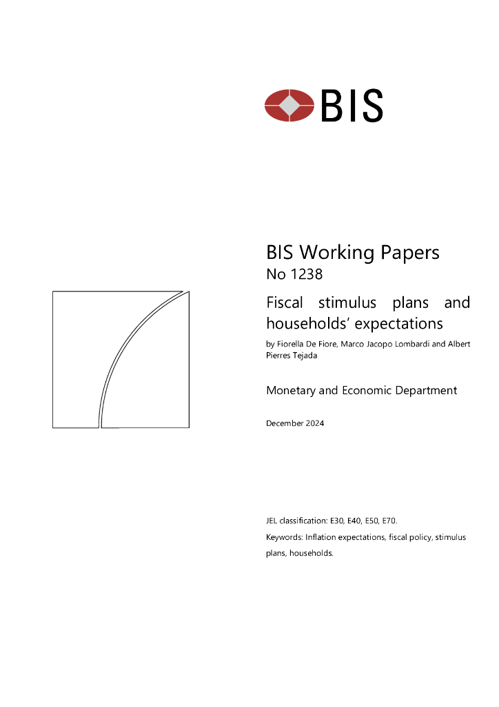 国际清算银行：财政刺激计划和家庭预期（英文版）
