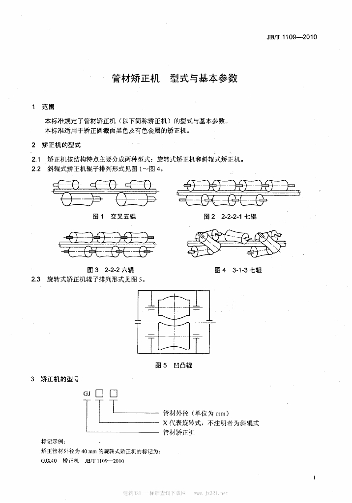 JB/T 1109-2010 标准预览